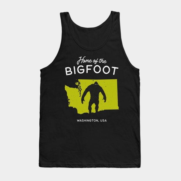 Home of the Bigfoot Tank Top by Strangeology